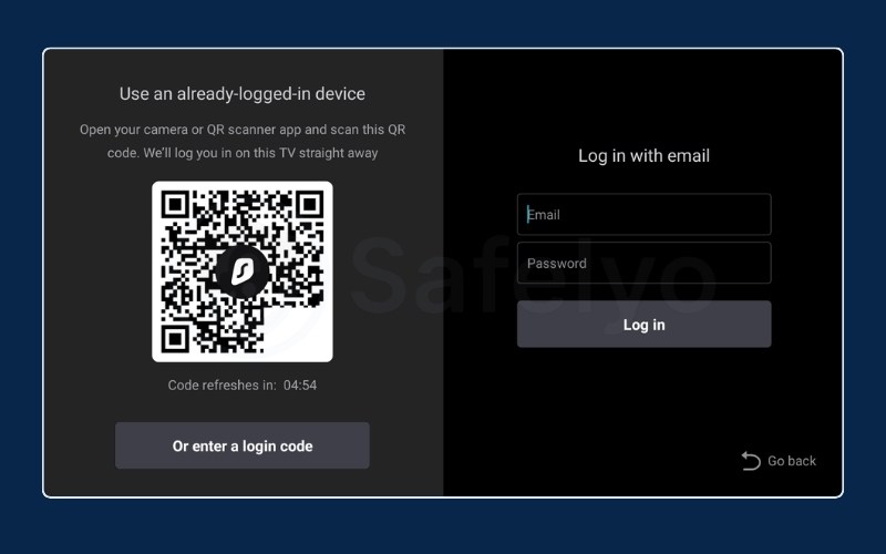 Logging in without typing