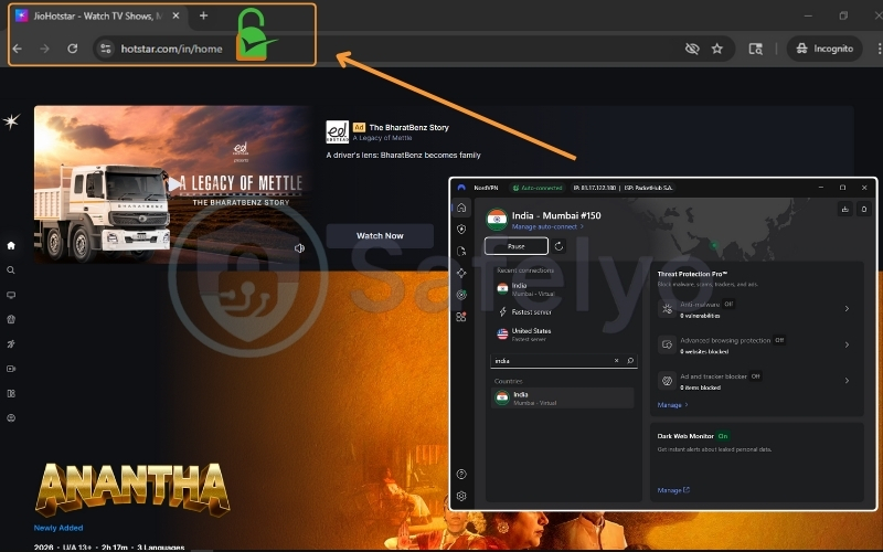 Get access to JioHotstar by using NordVPN Get access to JioHotstar by using NordVPN