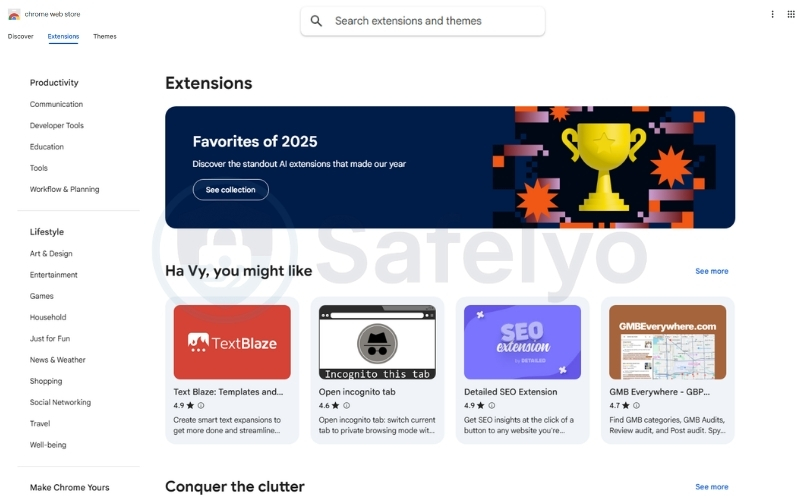 Go to Chrome extension