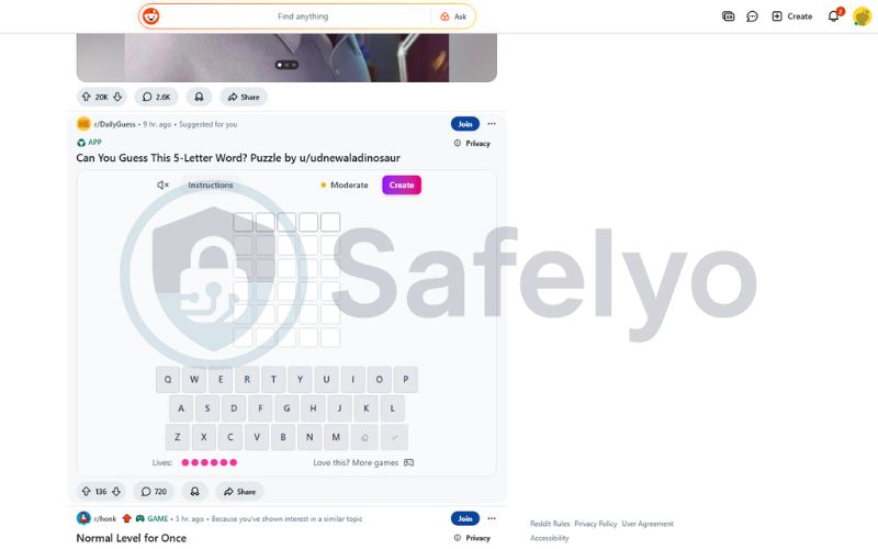 Go to the Reddit website and log in