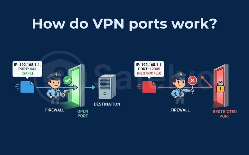How do VPN ports work?