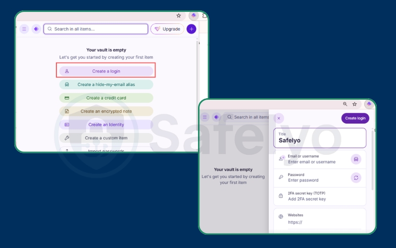 How to add passwords to Proton Pass with the browser extension