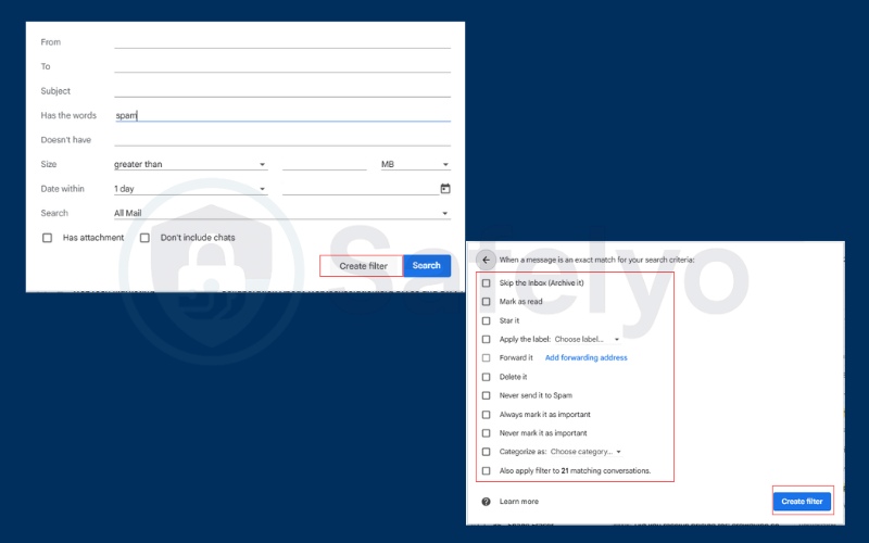 How to auto-delete or archive with filters