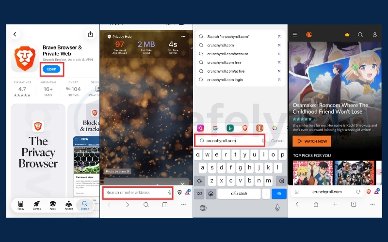 How to block ads on Crunchyroll with Brave