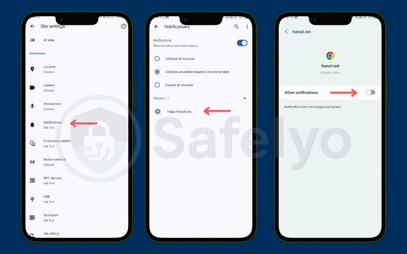 How to block popups on android - Method 2