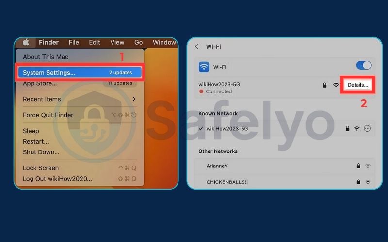How to change your private IP address On macOS (1)