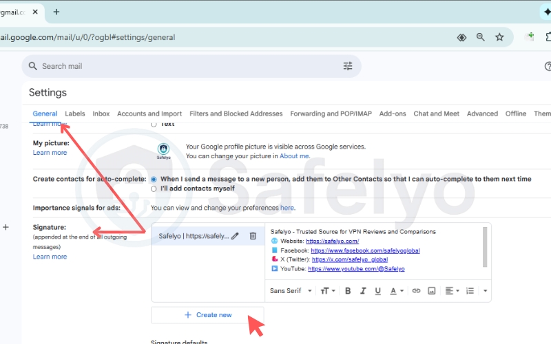 How to change your signature in Gmail on desktop