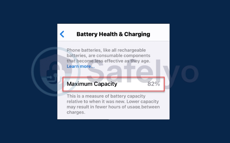 How to check battery health on iPhone