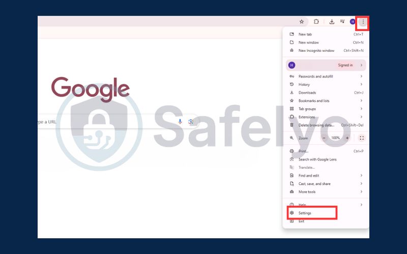 How to clear cache on Chrome for desktop 1