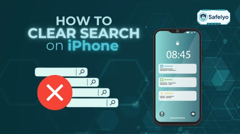 How to clear search on iPhone