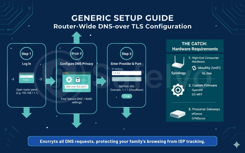 How to configure DoT on a router How to configure DoT on a router