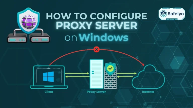 How to configure proxy server on Windows
