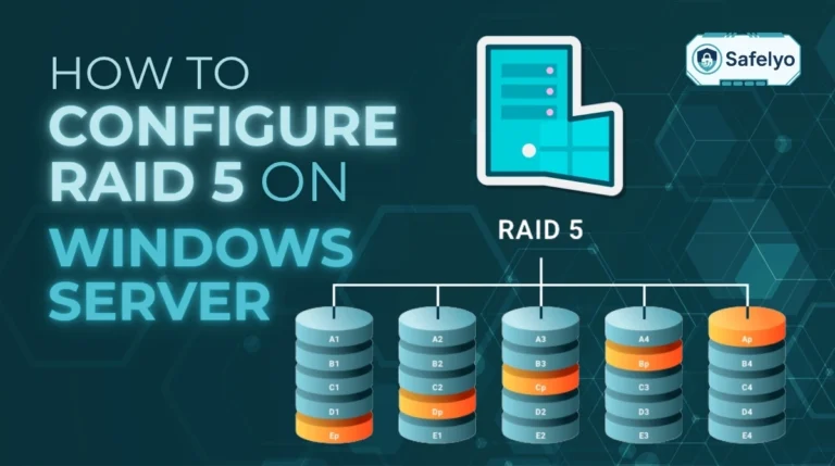 How to configure RAID 5 on Windows Server
