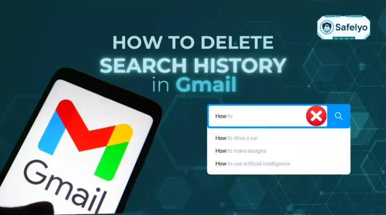 How to delete search history in Gmail