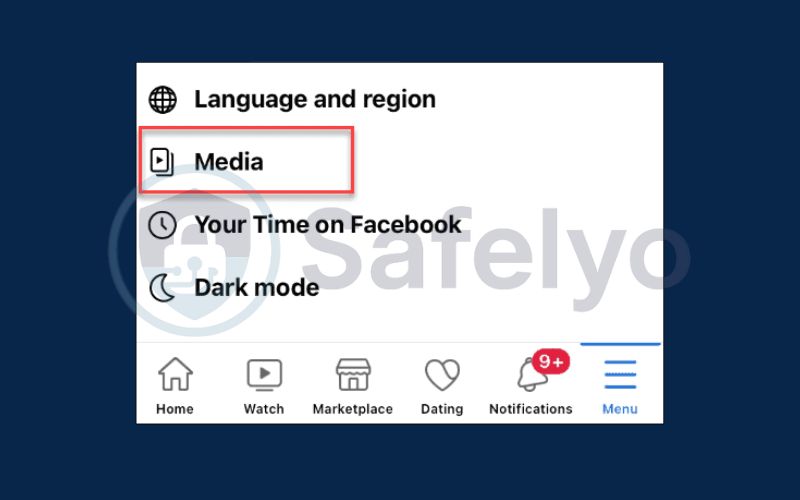 Disable autoplay videos on Facebook app 3 Disable autoplay videos on Facebook app 3