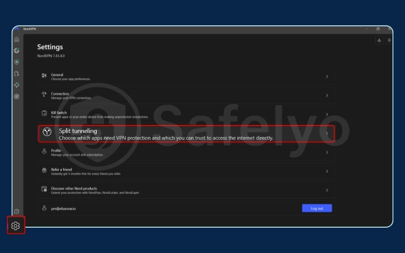 How to enable split tunneling for Weave on NordVPN How to enable split tunneling for Weave on NordVPN