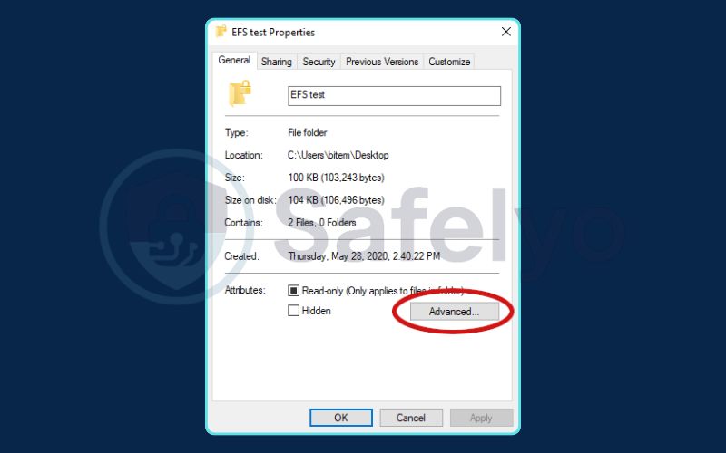 How to encrypt a folder in Windows (1)
