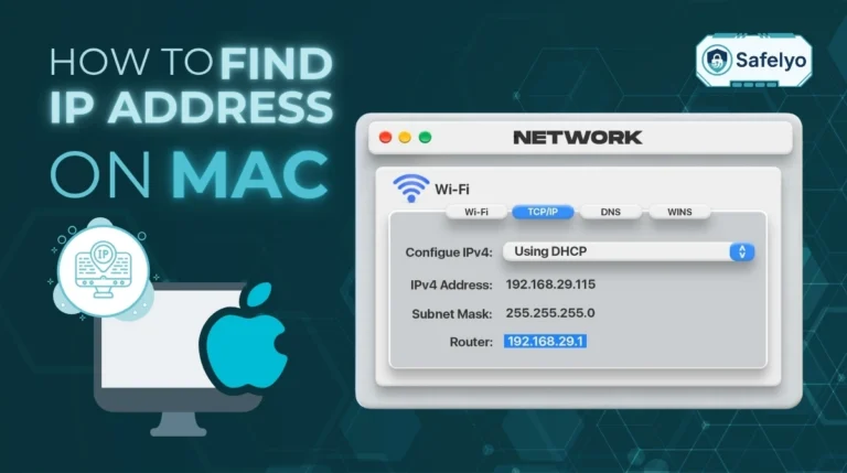 How to find IP address on Mac?