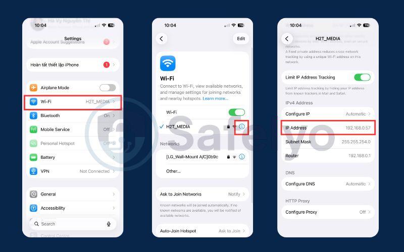 How to find your private IP address on iPhone