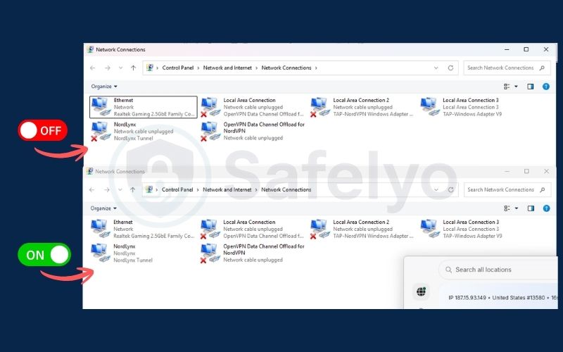 How to find your VPN interface name on Windows
