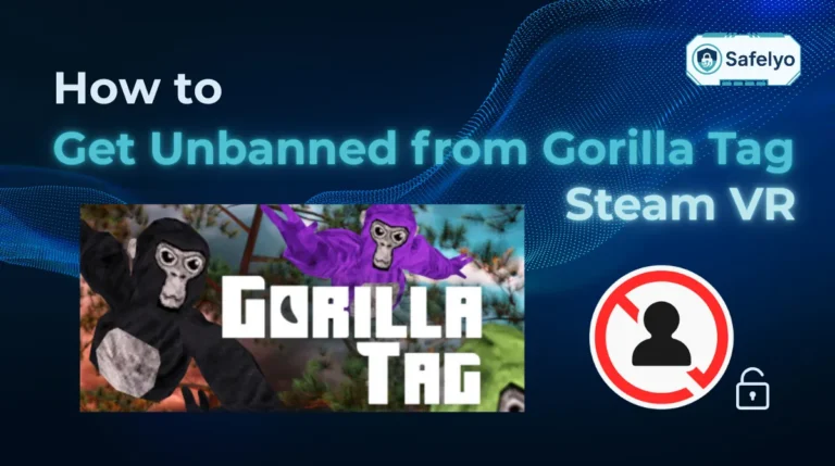 How to get unbanned from Gorilla Tag Steam VR