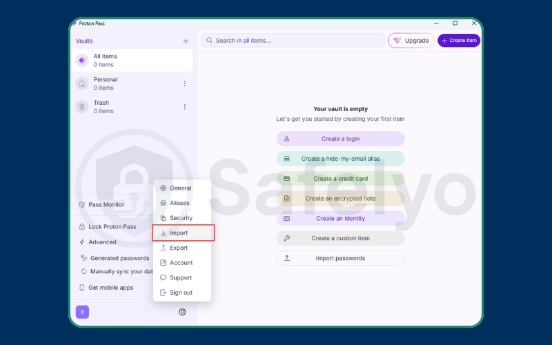 How to import passwords to Proton Pass from browsers
