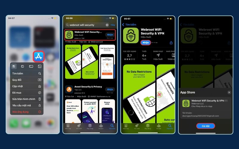 How to install Webroot Wi-Fi Security on iOS