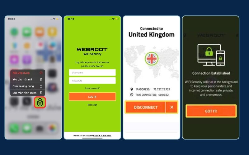 How to install Webroot Wi-Fi Security on iOS
