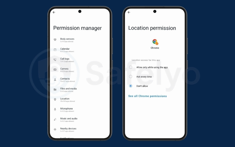 How to manage app permissions on Android (Samsung)