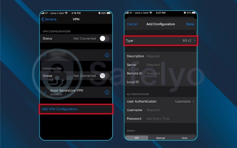 How to manually set up a VPN on your iPhone (2)