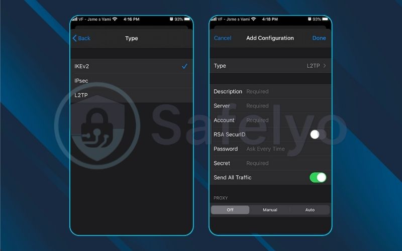 How to manually set up a VPN on your iPhone (3)