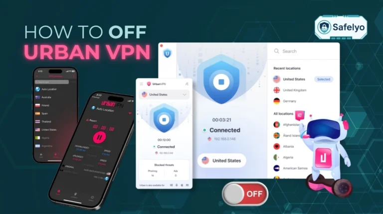 How to off Urban VPN?