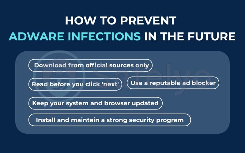 How to prevent adware infections in the future
