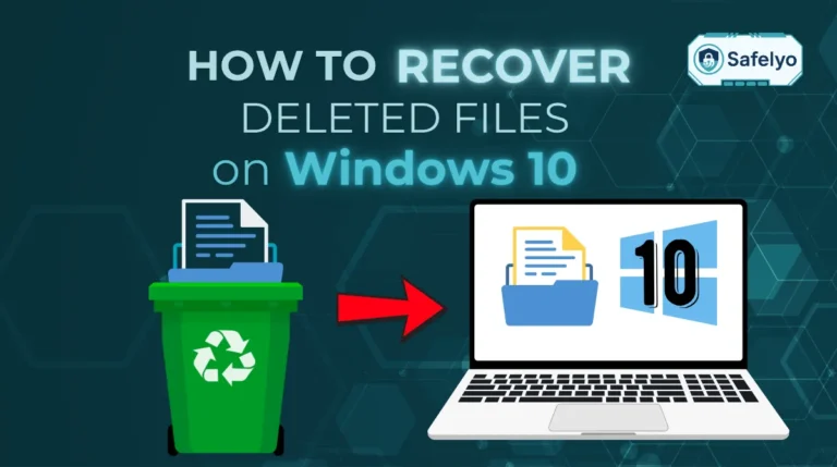 How to recover deleted files in Windows 10
