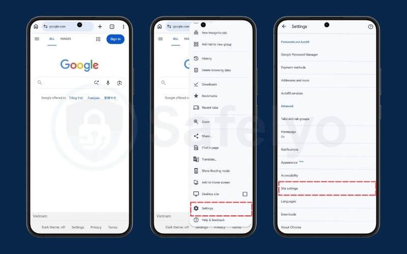 How to reduce/disable third-party cookies on Android (Chrome)