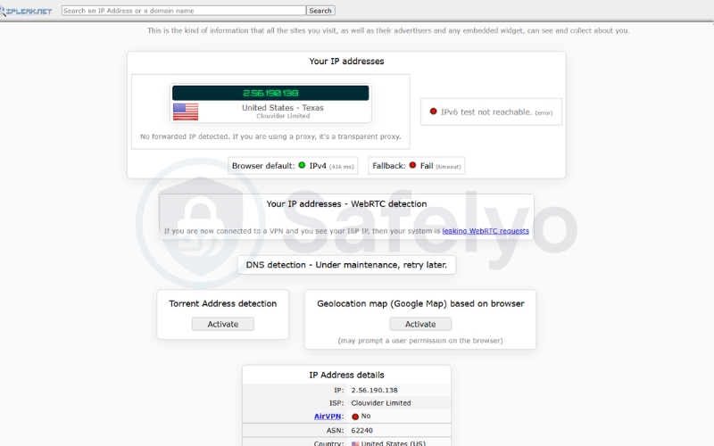 How to run a secure VPN leak test