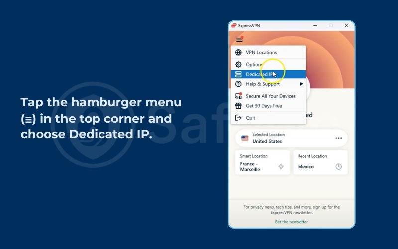 How to set up a dedicated IP with ExpressVPN