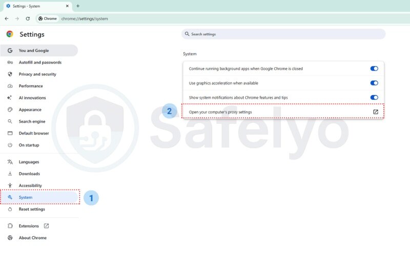 How to set up a proxy on Chrome for Windows