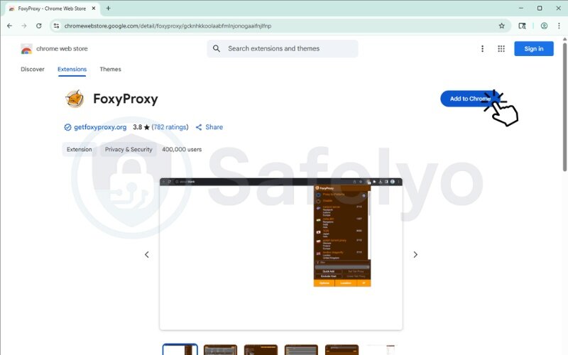 How to set up a proxy using a Chrome extension