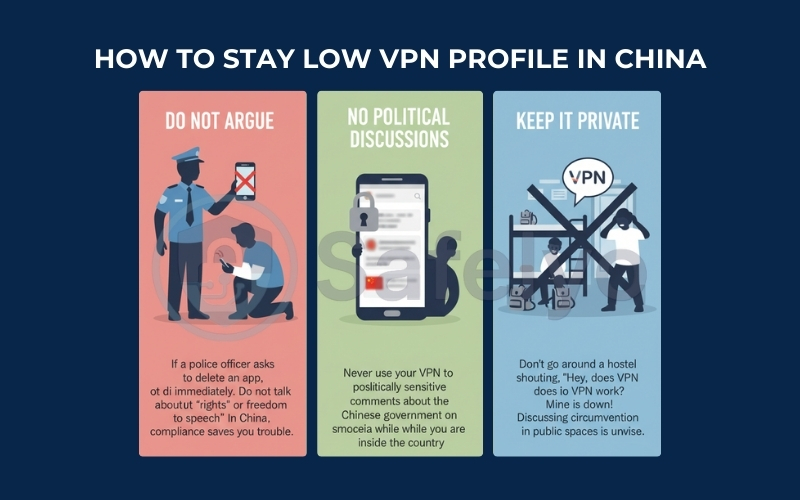 How to stay low VPN profile in China