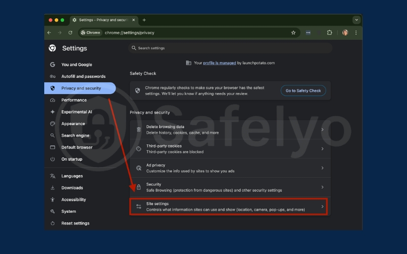 How to stop Google Chrome pop-ups on Chrome desktop 2