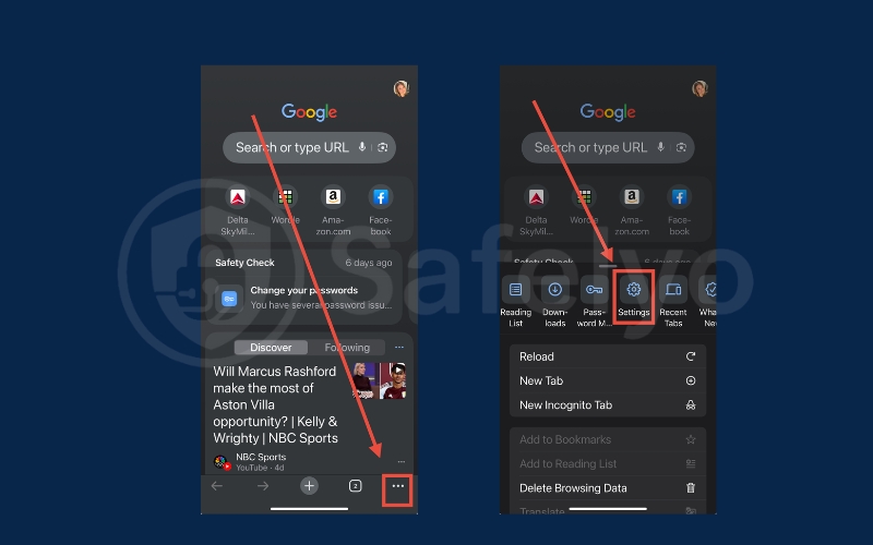 How to stop Google Chrome pop-ups on Chrome Iphone 1