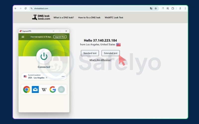 How to test for a DNS leak - DNSleaktest.com