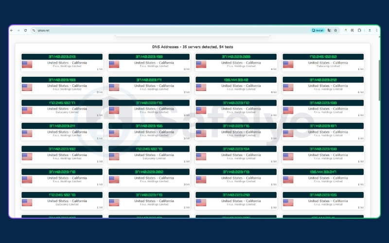 How to test for a DNS leak - ipleak.net