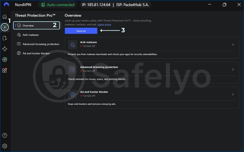 How to turn NordVPN Threat Protection on How to turn NordVPN Threat Protection on