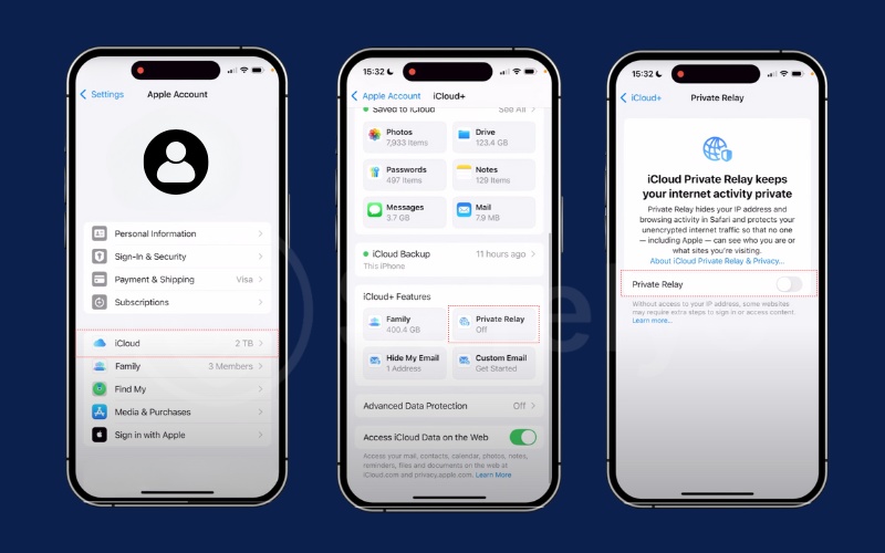 How to turn off iCloud Private Relay