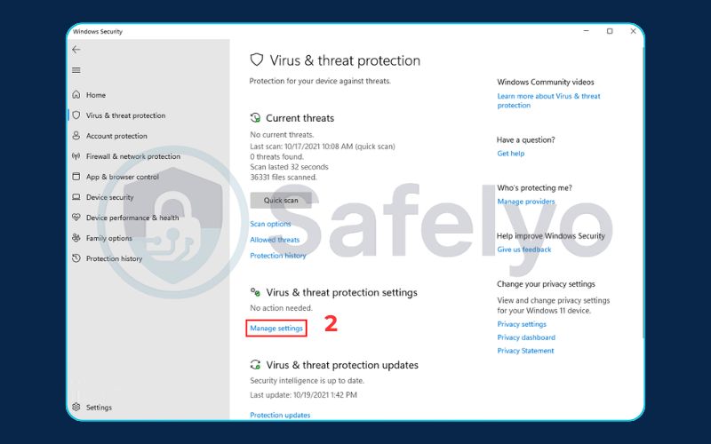 How to turn off Microsoft Defender in Windows 11 (2) How to turn off Microsoft Defender in Windows 11 (2)