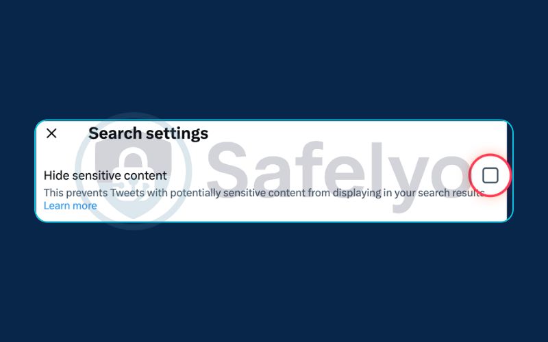 How to turn off sensitive content in your search results (4) How to turn off sensitive content in your search results (4)