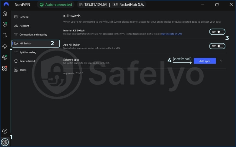 How to turn on the kill switch on NordVPN How to turn on the kill switch on NordVPN