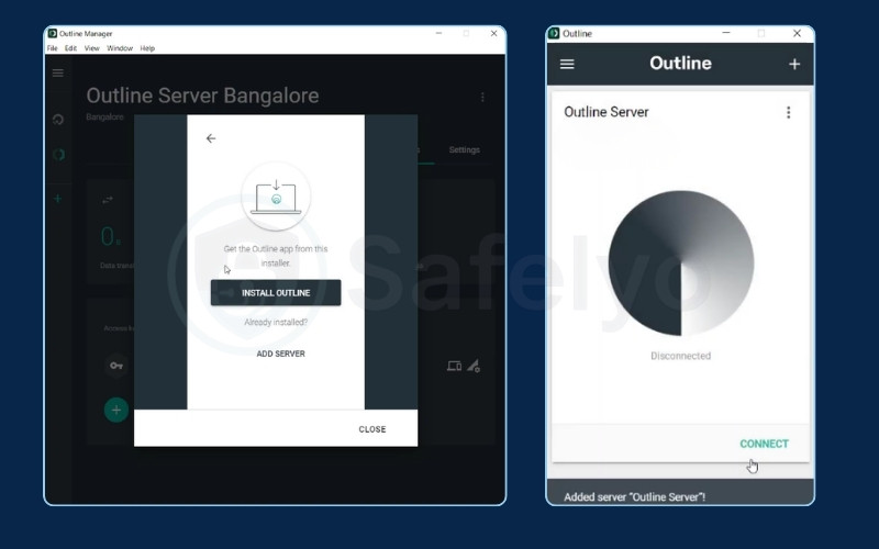 How to use Outline for self-host VPN